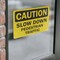 Signmission Slow Down Pedestrian Traffic Caution Sign, Vinyl Decal, 10in W x 7in L, 2PK OS-2PACK-CS-D-710-L-19232 - alternate 4